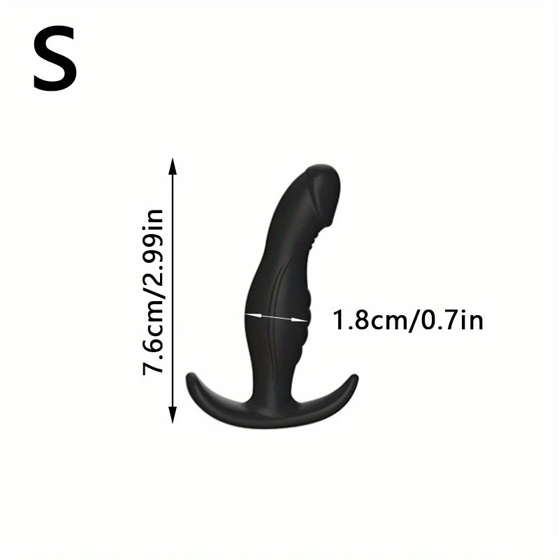 Silicone Anal Plug Universal for Men and Women, Self-Stimulation Toy, Rear Entry Bead for Adult SM Sex Toys - view 3