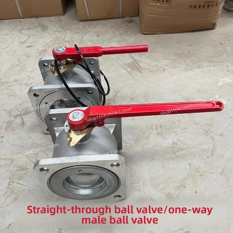 Sewage/Sprinkler Truck Ball Valve - 2/3/4/6 Inch Aluminum Straight Through Male End