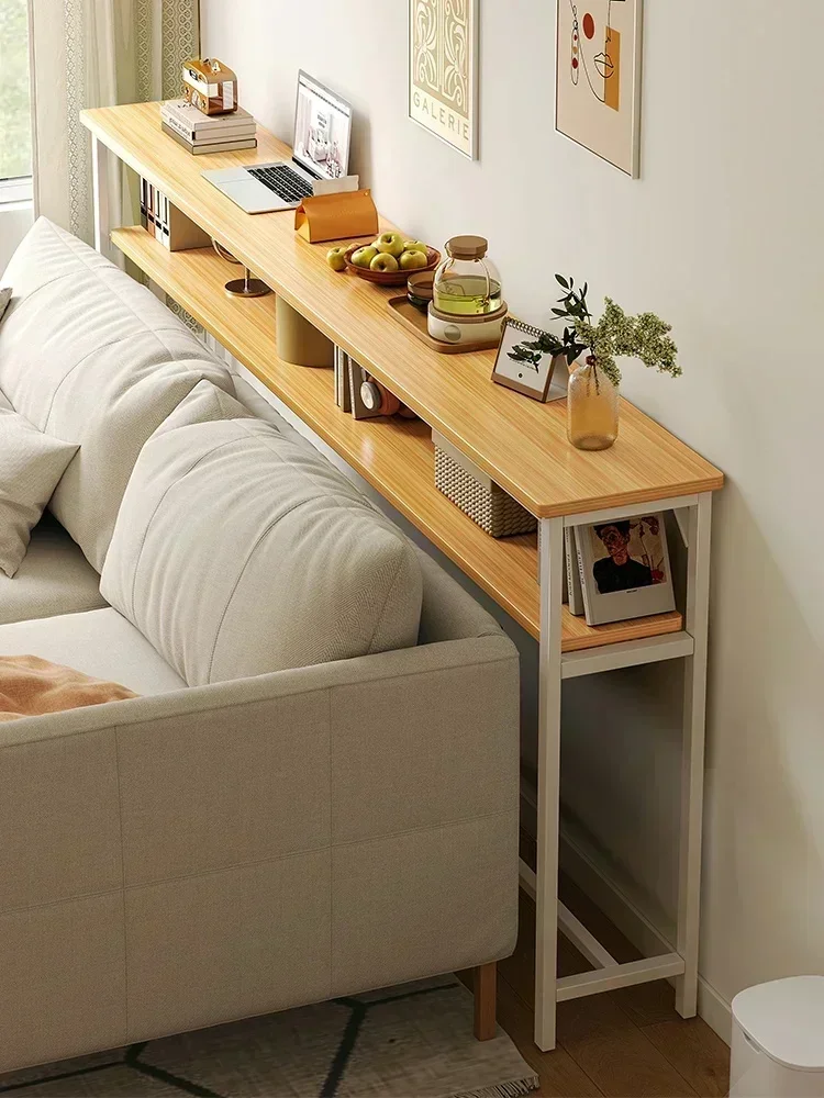 Sofa Frame, Storage Rack, Bedside Cabinet Bedside Bed Tail Bed Seam Storage Cabinet, Living Room Wall Household Long Shelf