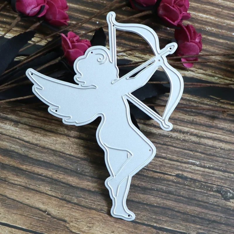 Cupid Frame Angel Metal Cutting Dies DIY Scrapbooking Photo Album Decorative Embossing Stencil Paper Card Crafts