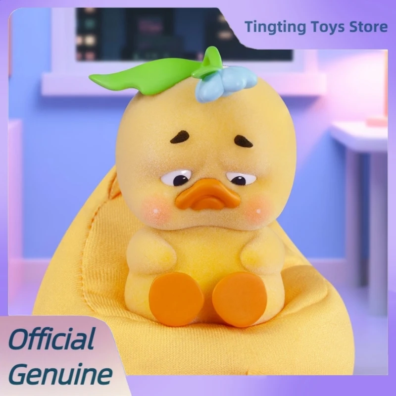 Genuine Upsetduck Stop The Spiral Duck Series Blind Box Desktop Ornament Model Toys Upsetduck Mystery Box Cute Figurine Gift