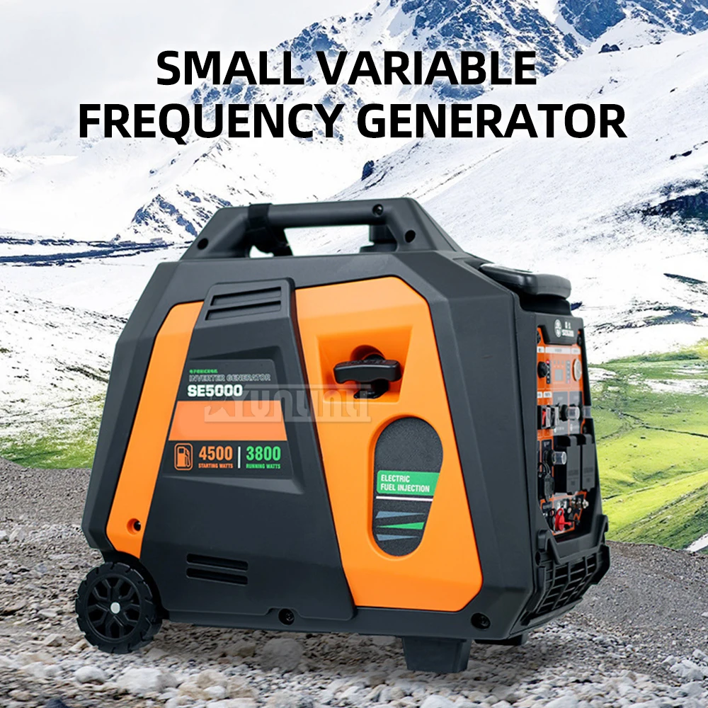 

Generator 4.5KW high-end low-temperature start electric spray portable lightweight gasoline frequency conversion generator