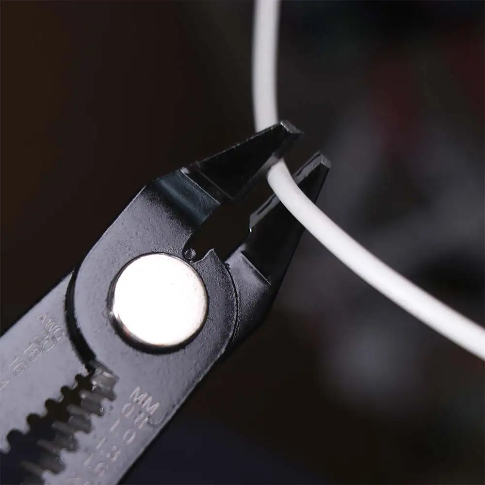 Pinza spelafili per fissaggio Tagliafili a taglio rapido Tagliafili automatico Spellafili per cavi da 6 pollici Crimpatura per cavi