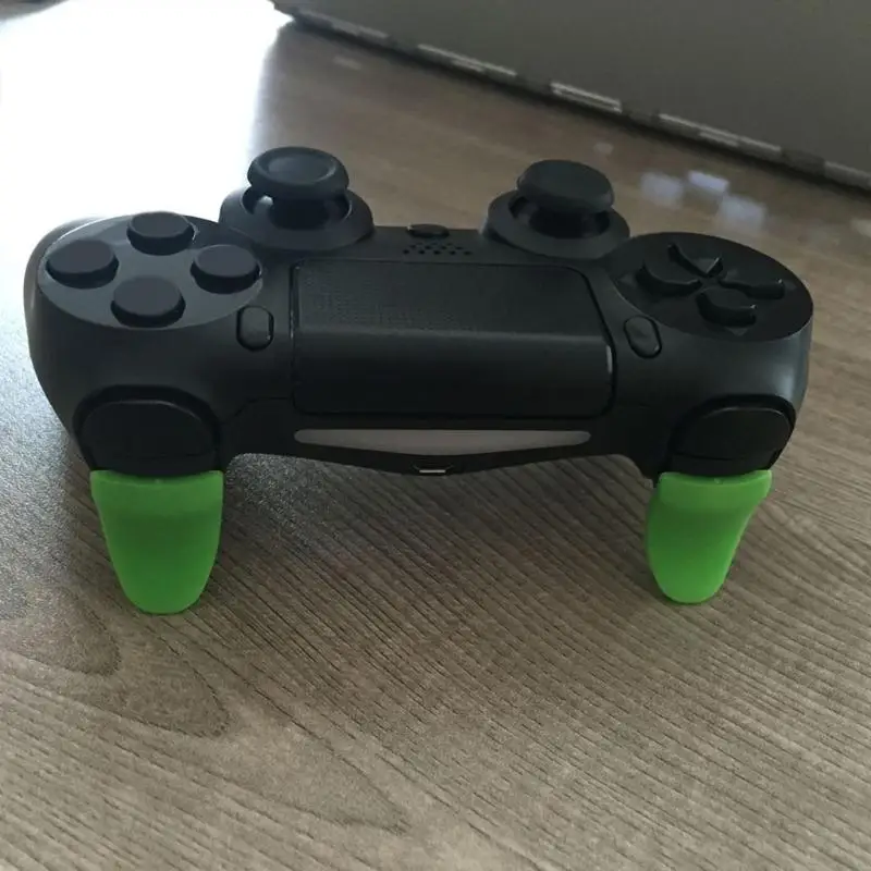 E1PF R2 L2 Dual Trigger Extender Attachment Extra Longer Button Part for Sony 4 PS4 Pro Slim Controller