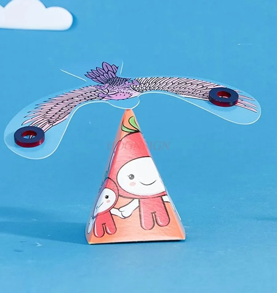 

1set DIY handmade technology physics experiment materials Self made balanced bird science experiment toys,