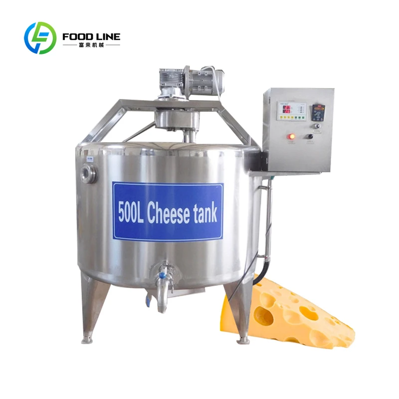 

Customized Butterfly Valve Cheese Fermentation Tank Cheese Vat Machine Cheese Yogurt Pasteurizing Tank