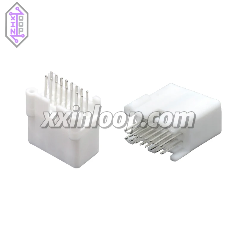 

1565476-4 connector header housing male tab 16position 2 row 2.2 mm pitch vertical wire to board through hole solder design