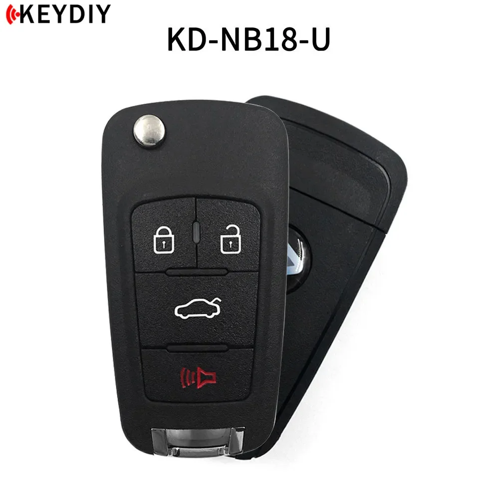 5 шт. KEYDIY B18 NB18 дистанционный ключ от автомобиля 4 кнопки для Buick KD900/KD-MAX/KD-X2 программатор ключей KD MINI B Series пульт дистанционного управления