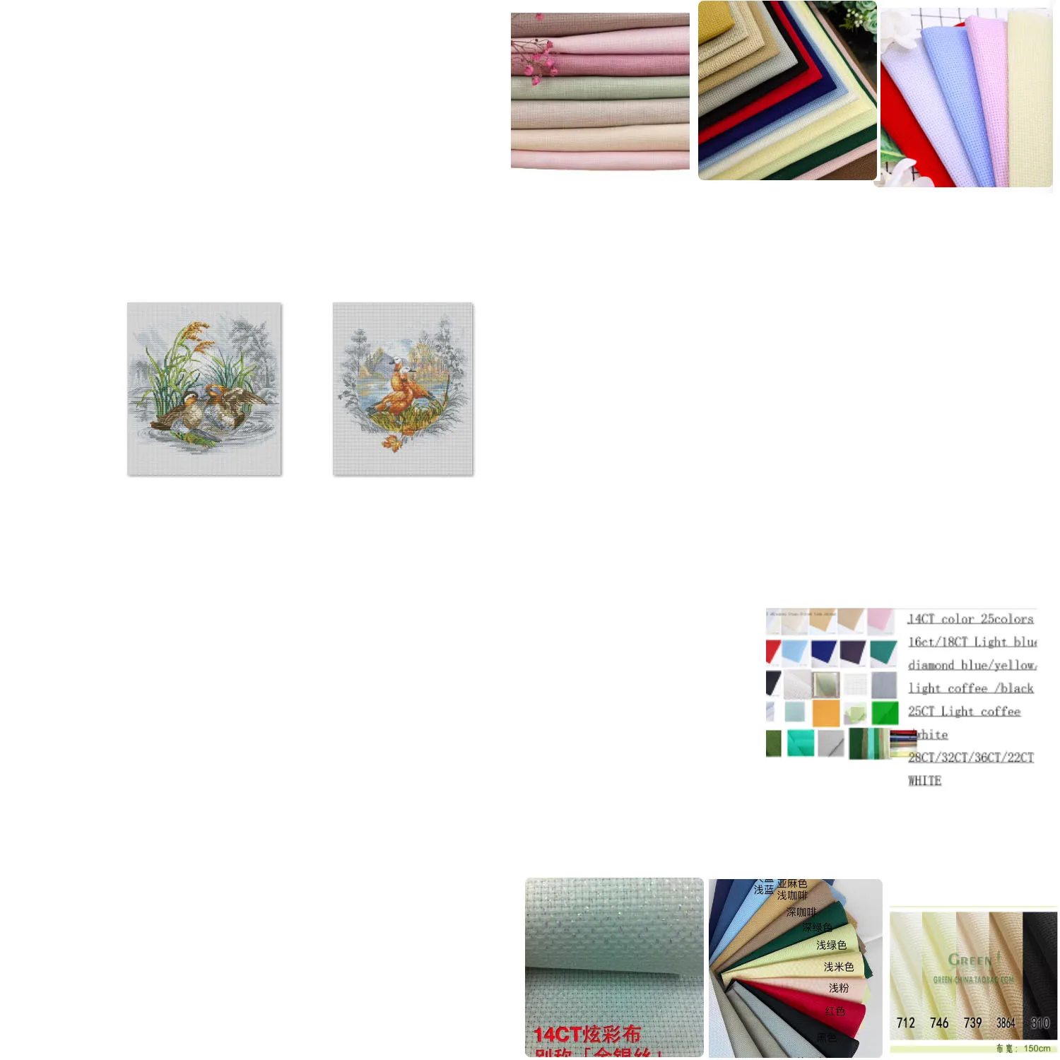 

Набор для вышивки крестом DIY Набор Лесные утки осенью - Осенние утки Набор для вышивки крестом Новые поделки Ручная вышивка