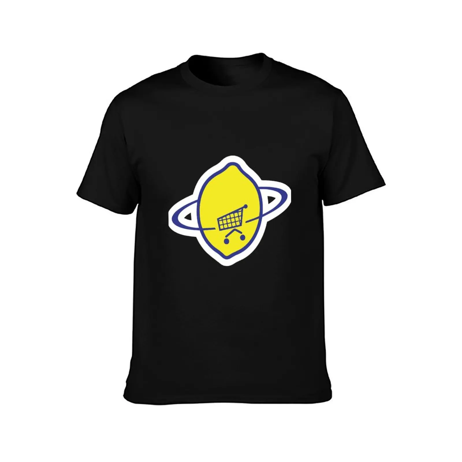 U2 Pop Mart Lemon Sticker T-Shirt baggy shirts blacks Blouse Aesthetic clothing mens funny t shirts