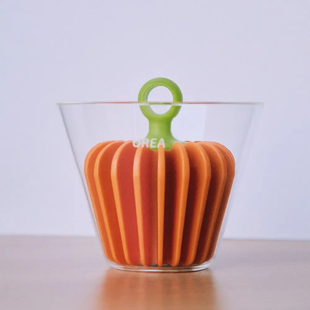 Food Grade Coffee Filter Paperweight Removable Handle Press Paper Holder Heat-resistant Handheld Small Pumpkin Paper Press