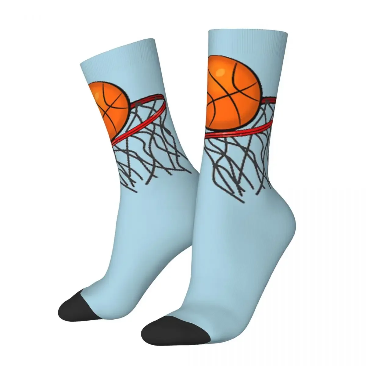 

Basketball Lover Socks Harajuku High Quality Stockings All Season Long Socks Accessories for Man's Woman's Gifts