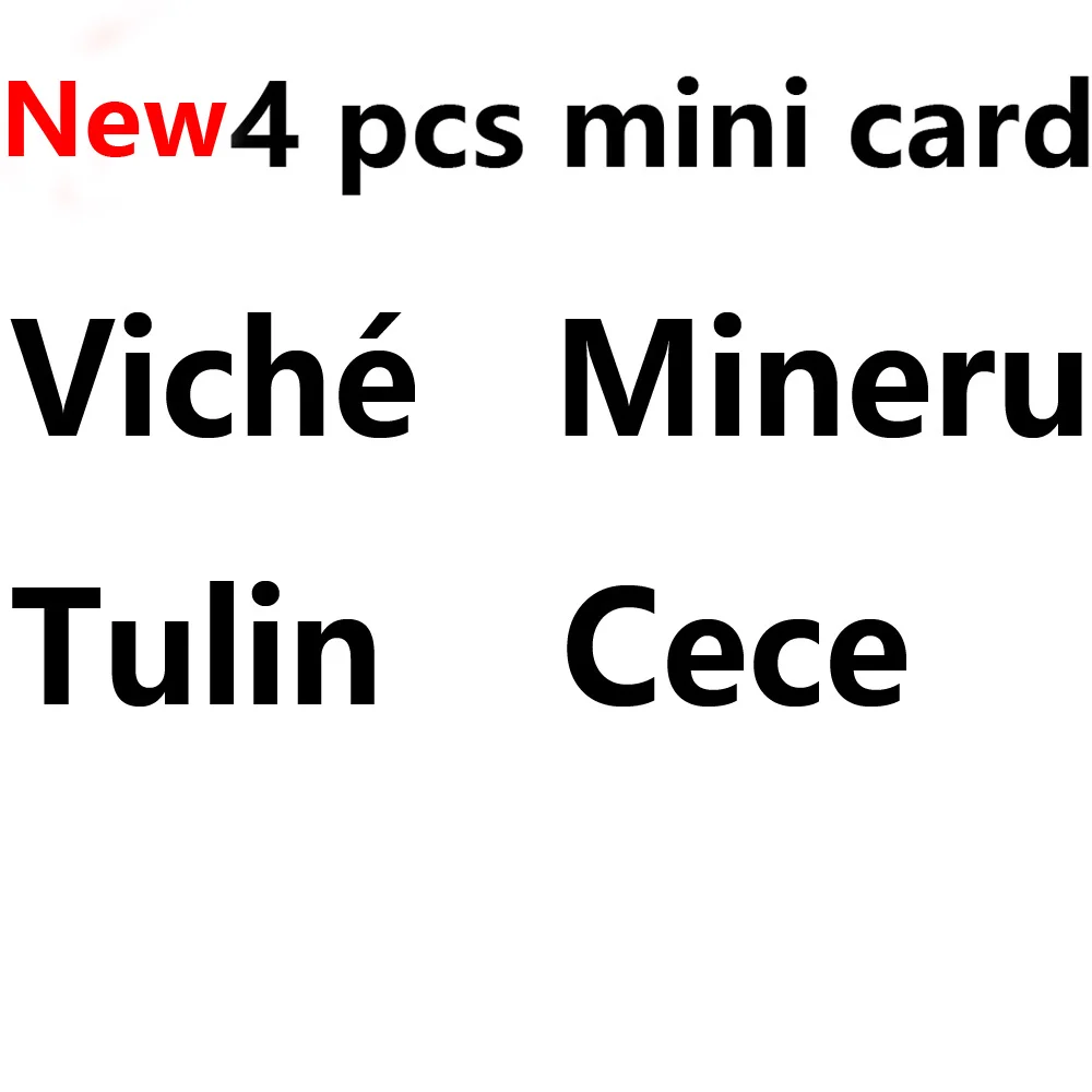NIEUWE Viche Mineru Tulin Cece serie 1 tot serie 5 001-448 ACNH koppeling dier Sanrio NFC-kaart voor NS-schakelaar
