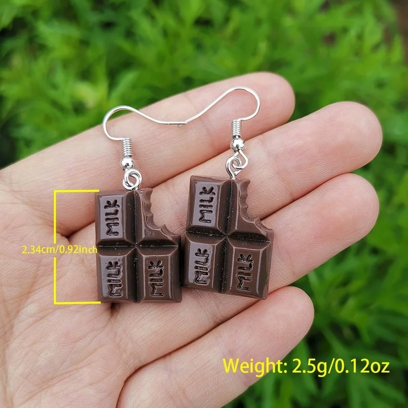 Fashion Women's Creative Chocolate Earrings