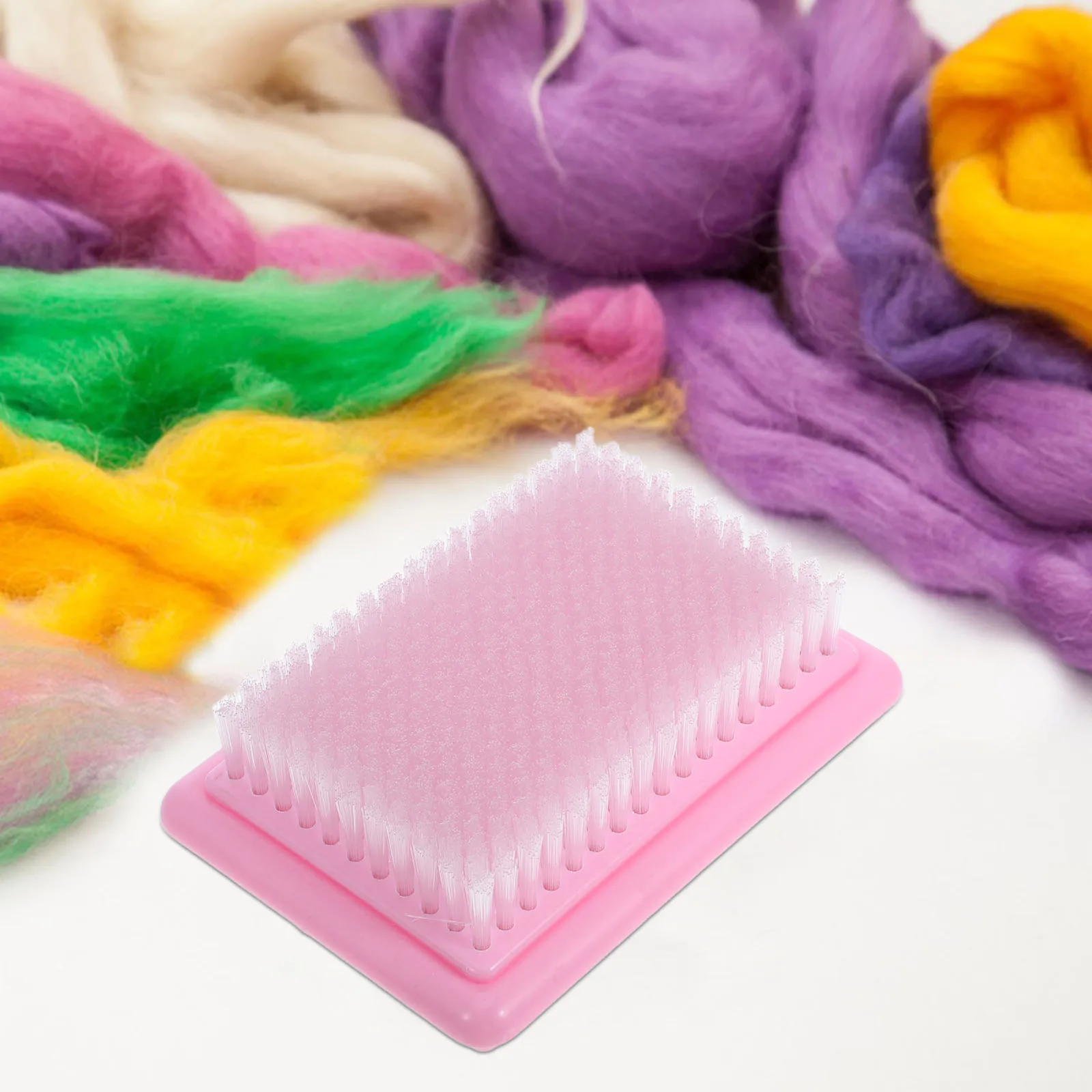 

Wool Felt Brush Felting Mat Needle Fiber Stitching Pad Workbench Needle Felting Mat Brush Diy Handcraft Foam Base