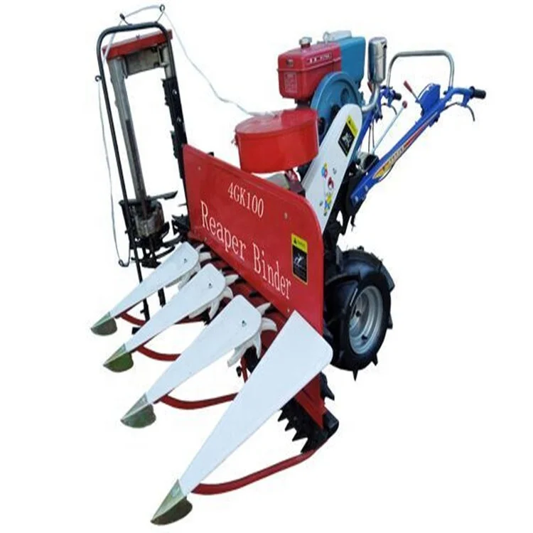 Mini Rice Harvesting Machine Reaper Binder For Sale