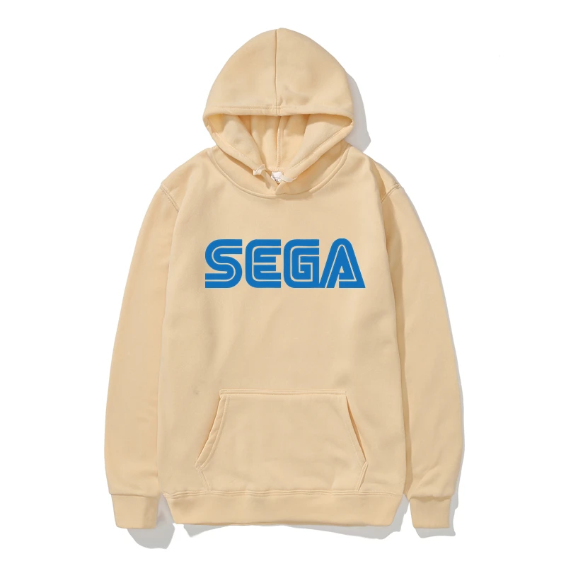 Sega-Sudadera con capucha para hombre, ropa informal holgada de forro polar, ropa de calle cálida, prendas de vestir deportivas de moda para Otoño e Invierno