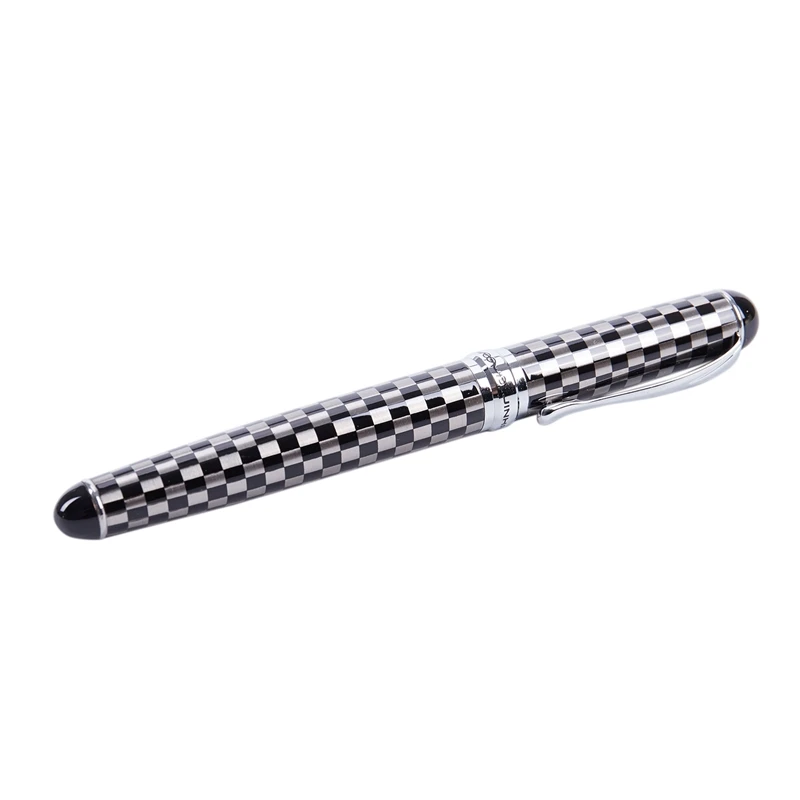 

Hot TTKK 2X Jinhao X750 Chessboard Fountain Pen Medium Fine Nib Office Business Writing Sign
