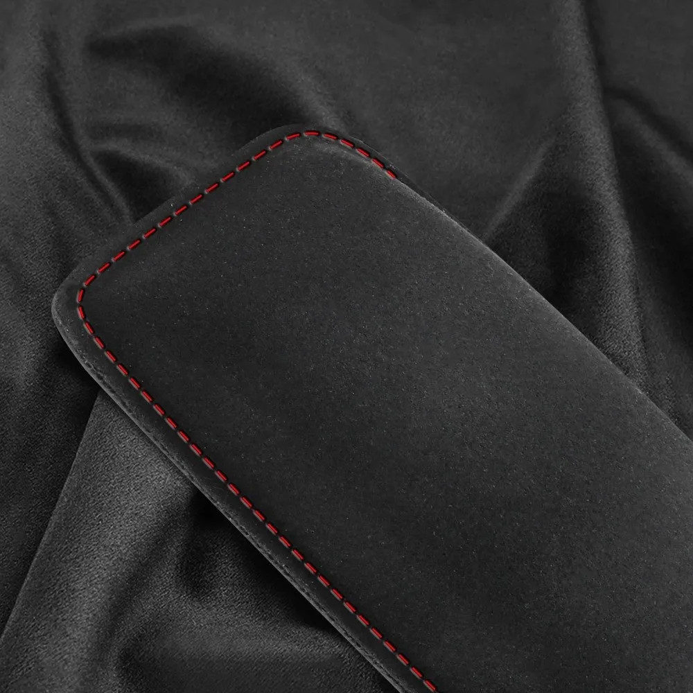 

Durable Soft Car Knee Cushion Universal Suede Car Door Armrest Pad Thigh Support Thick Comfortable Car Pillow Vehicle Interior