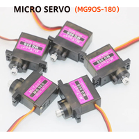 1/2/4/8/10/20/50pcs Mg90s Micro Servo Motor Metal Gear Simulation Rc Servo Motor 180° Micro Car Airplane Helicopter Arduino Robo