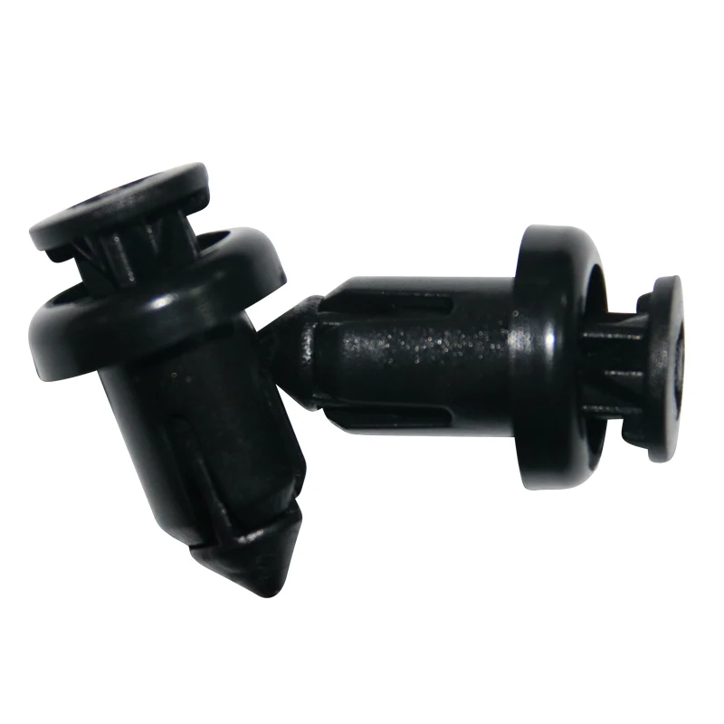 Auto Car Bumper Plastic Fastener Rivets Retainer Clips Black 10245