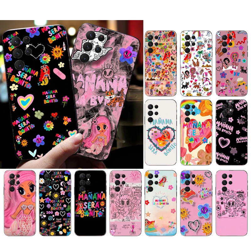 Karol G Manana Sera Bonito Phone Case For Samsung S24 S23 S22 S21 S20 Ultra S20 S22 S21 S23 S20 FE S24 Plus