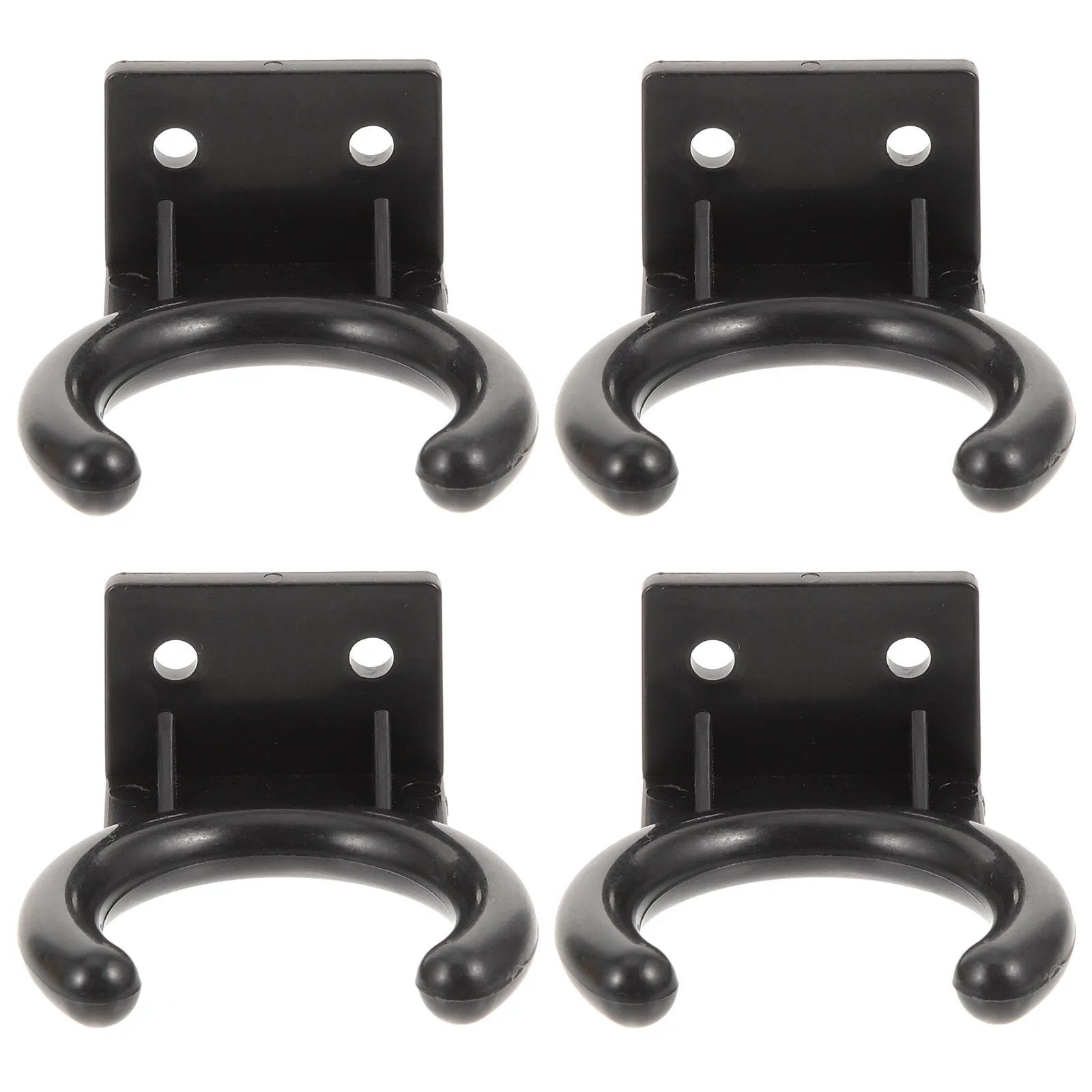 

4 Pcs Various Microphone Hook Cable Holder Plastic Wall Hanger Rack Accessories