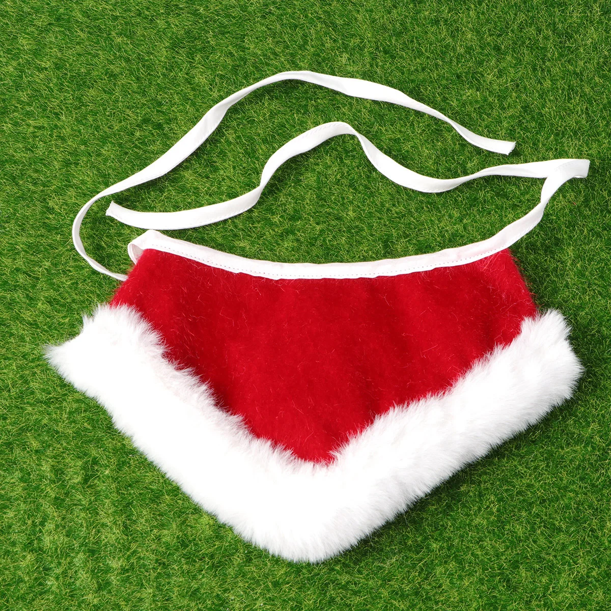 

Christmas Pet Adorable Santa Claus Collar Bib Scarf Dog Cat Saliva Towel Red L Premium Material Safe Comfortable