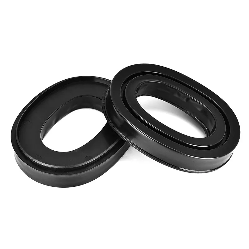 Pair of Earpads For 3M Peltor Headphone Ear Pads Cushion Soft Leather Ice Feeling Noise-isolating Earphone Sleeve With Buckle