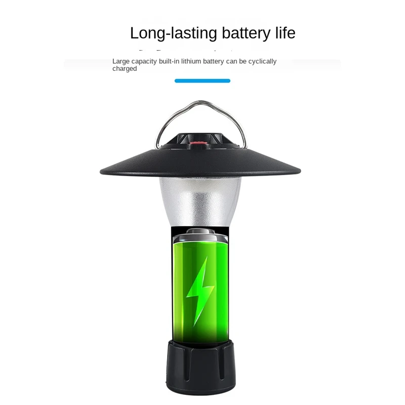 1Set Camping Light With Magnet Emergency LED Light Hanging Tent Light Multi-Function