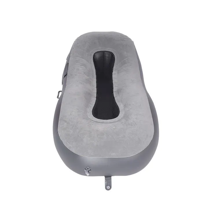 New inflatable portable camping flocking recliner lazy leisure automatic single sofa outdoor leisure