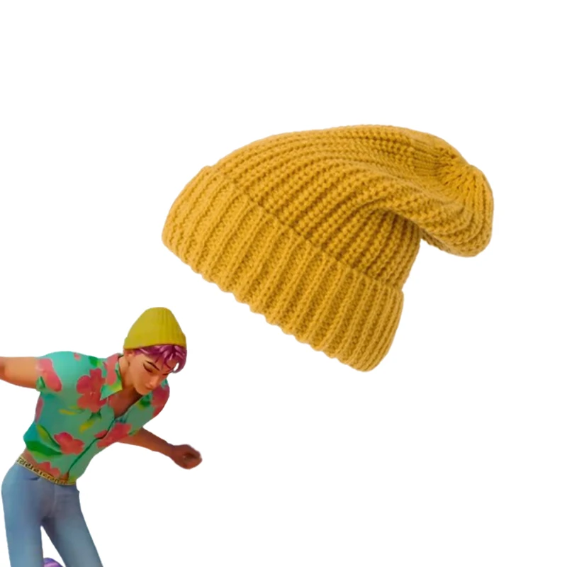Anime Mode Saja Jongens Cosplay Comic Con Trendy Gele Gebreide Muts Halloween Idool Groep Stadium Outfit Cosplay Accessoatie Hoeden