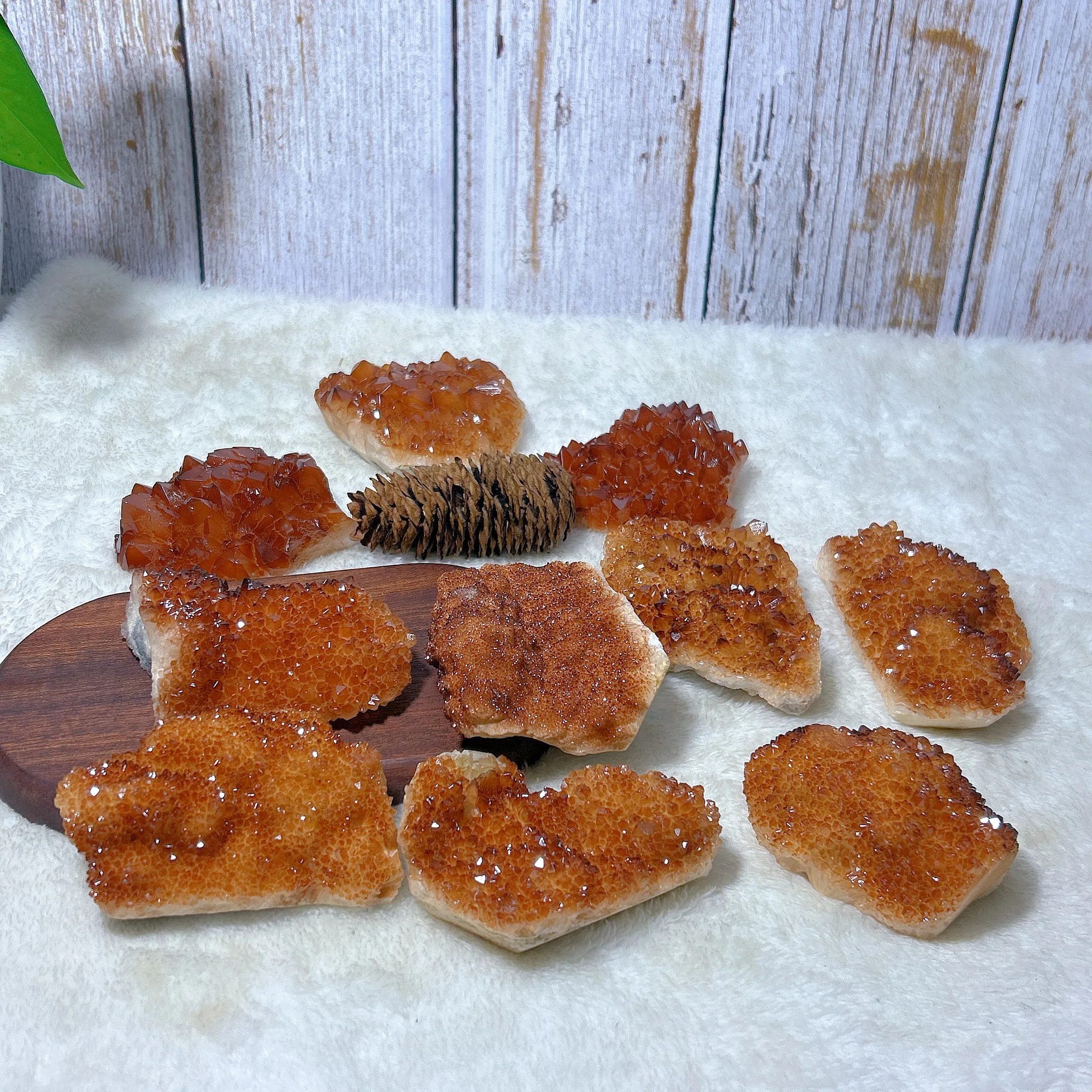 High Quality Healing Natural Crystals Brazil Citrine Cluster Specimen Raw Reiki Home Decorations Mineral Energy Gift