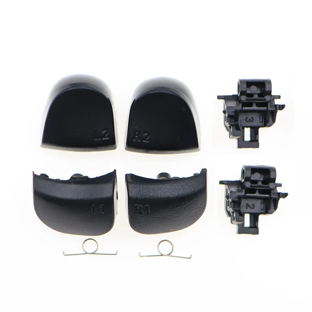 1Set For PlayStation PS5 V1 BDM-010 Controller L1 R1 L2 R2 Trigger Buttons Springs+Rotating Shaft Support Bracket Accessories