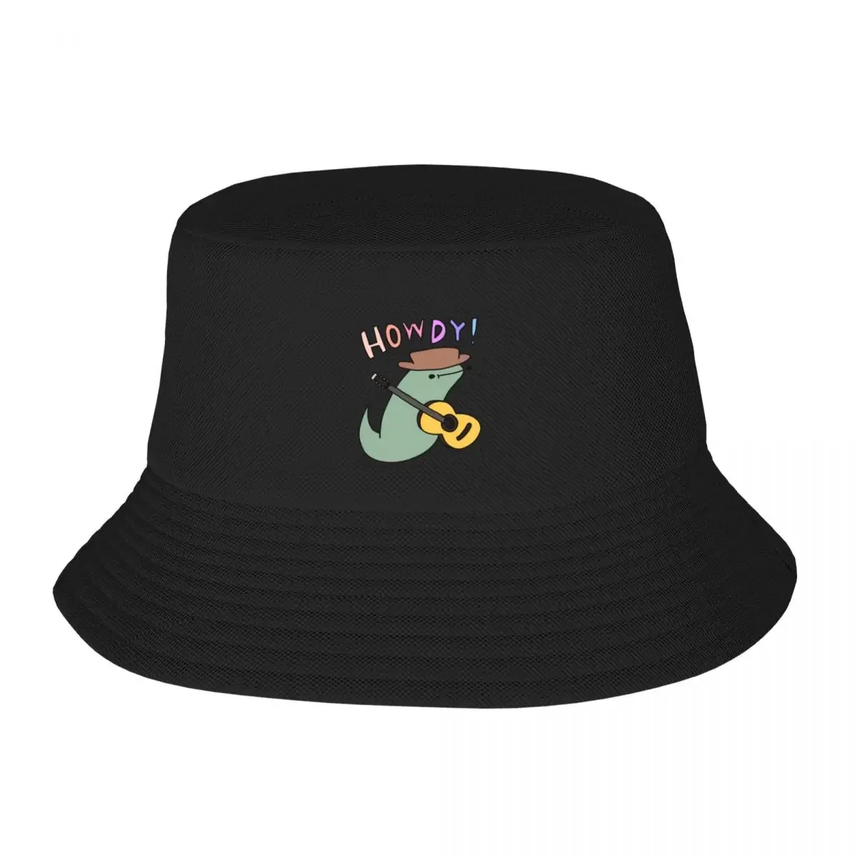 Howdy Cowboy - Tiny Snek Comics Bucket Hat Dropshipping Military Tactical Cap Golf Trucker Cap Baseball Men Women's