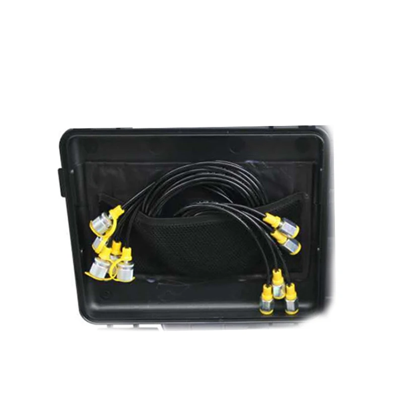 Portable Hydraulic Pressure Gauge Test Kit, Excavator Engine Diagnostic Tool for Construction Machinery and Metallurgical Indust