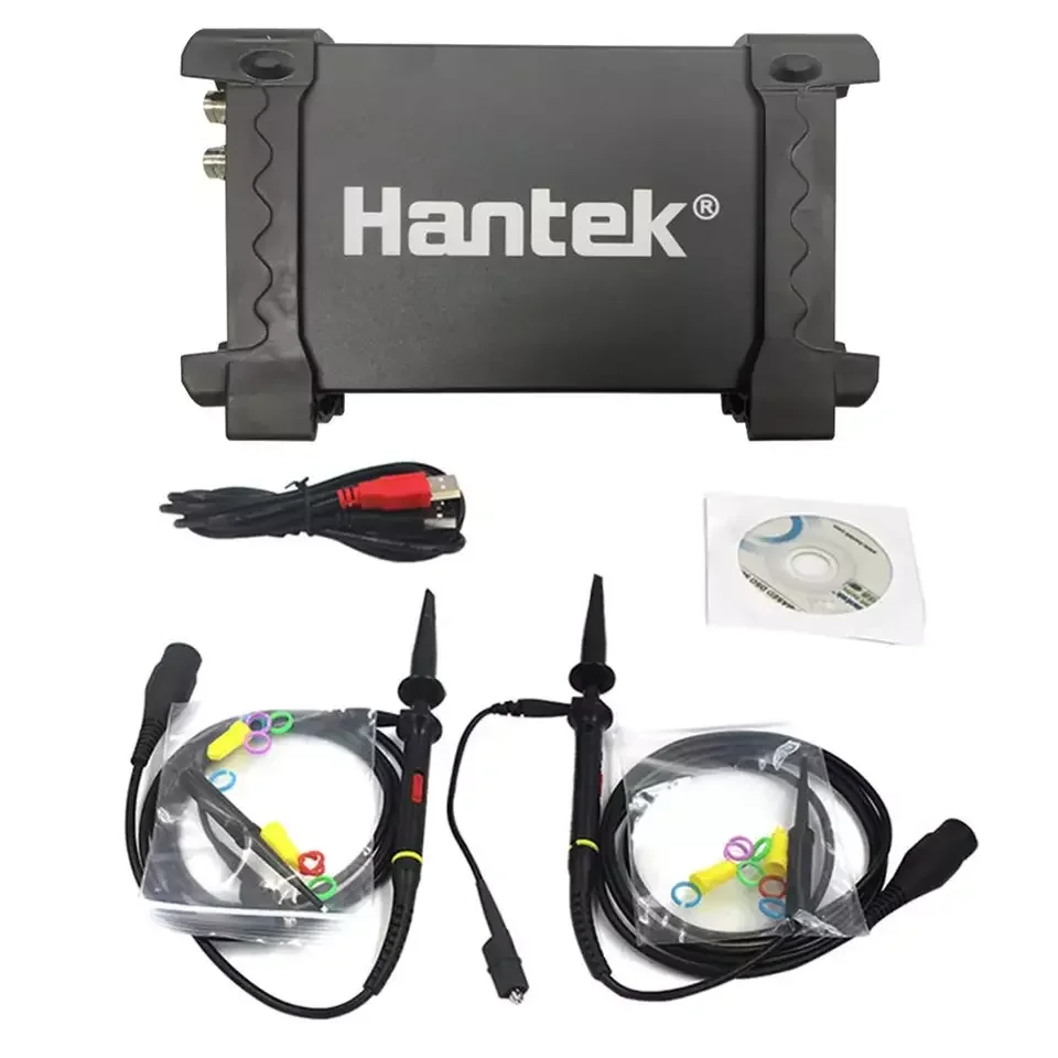 

2026 Hantek6022BE Hantek PC Oscilloscope 2 Channel 20MHz-200MHz With USB 48MS/s 8Bi