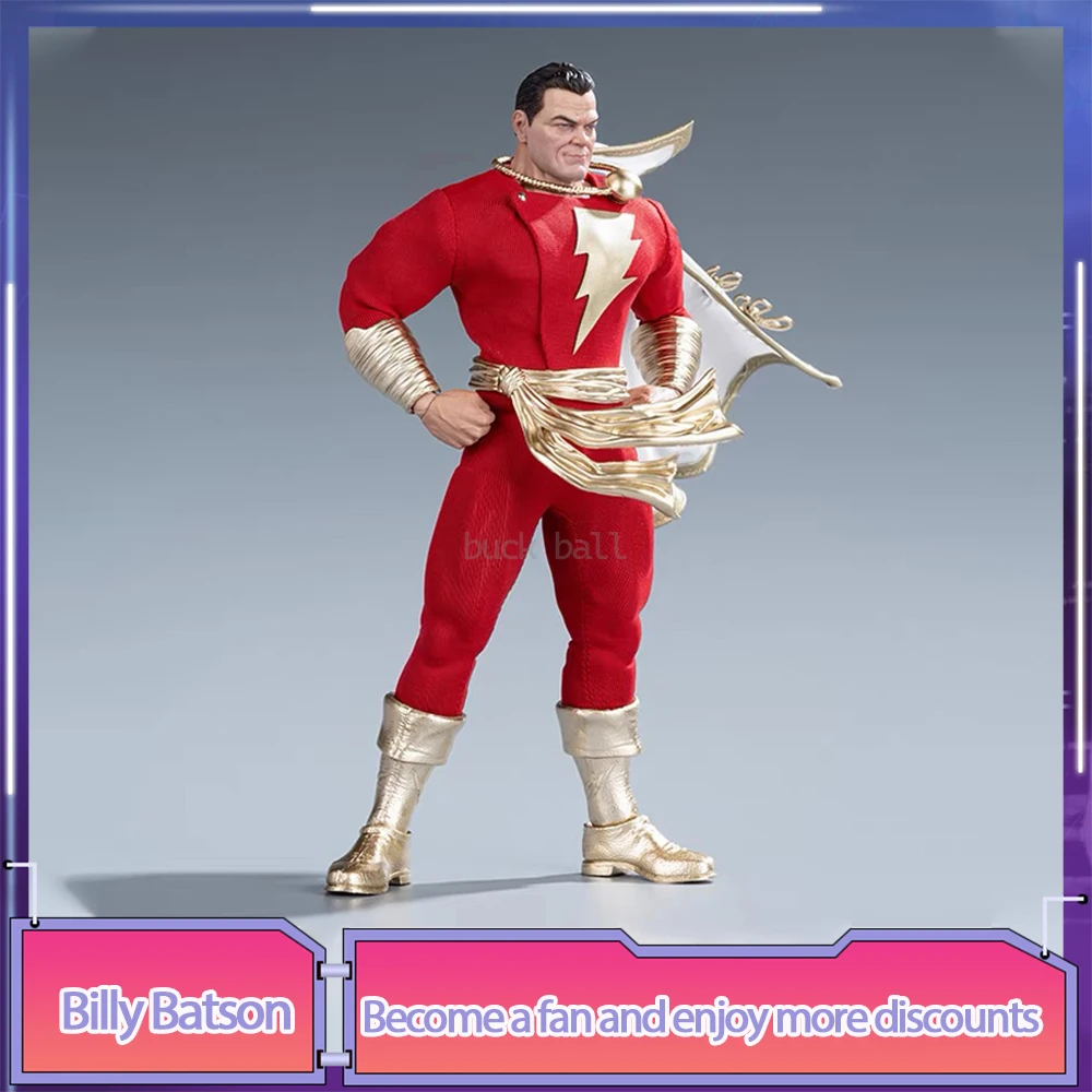 Action Comics Figure Billy Batson Anime Figure Stand Figurine Model Statue Dolls Collection Decoration Toys Birthday Kids Gifts