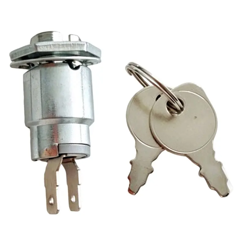 SHGO-MTD725-04347 / 92504347 Lawn Mower Key Switch (Includes 2 Keys) - Universal Rotary Switch For Lawn Tractors