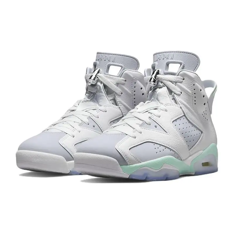 Nike Air Jordan Feminino 6 Retro 'Mint Foam' Tênis DQ4914-103