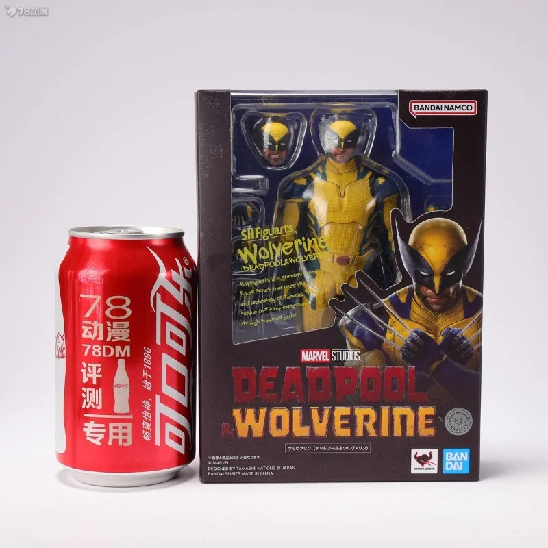 BANDAI Echt S. H. Figuarts-serie American Series Deadpool (Deadpool 2) en Wolverine beweegbaar eindproductmodel