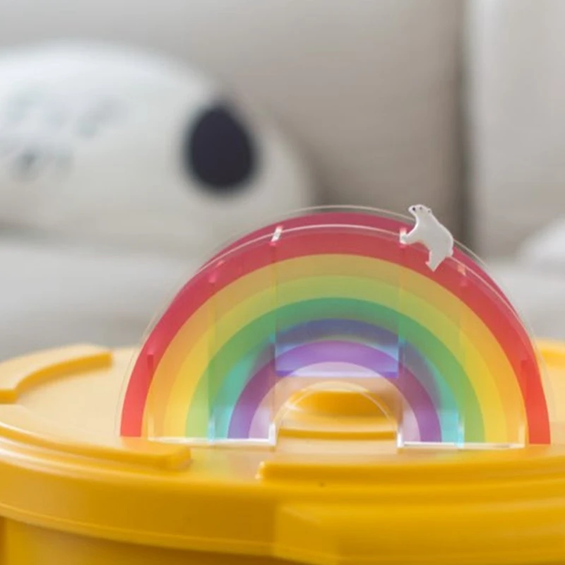 Arco-íris Home Office Papelaria Caixa De Armazenamento, Pen Holder, Rack Organizadores