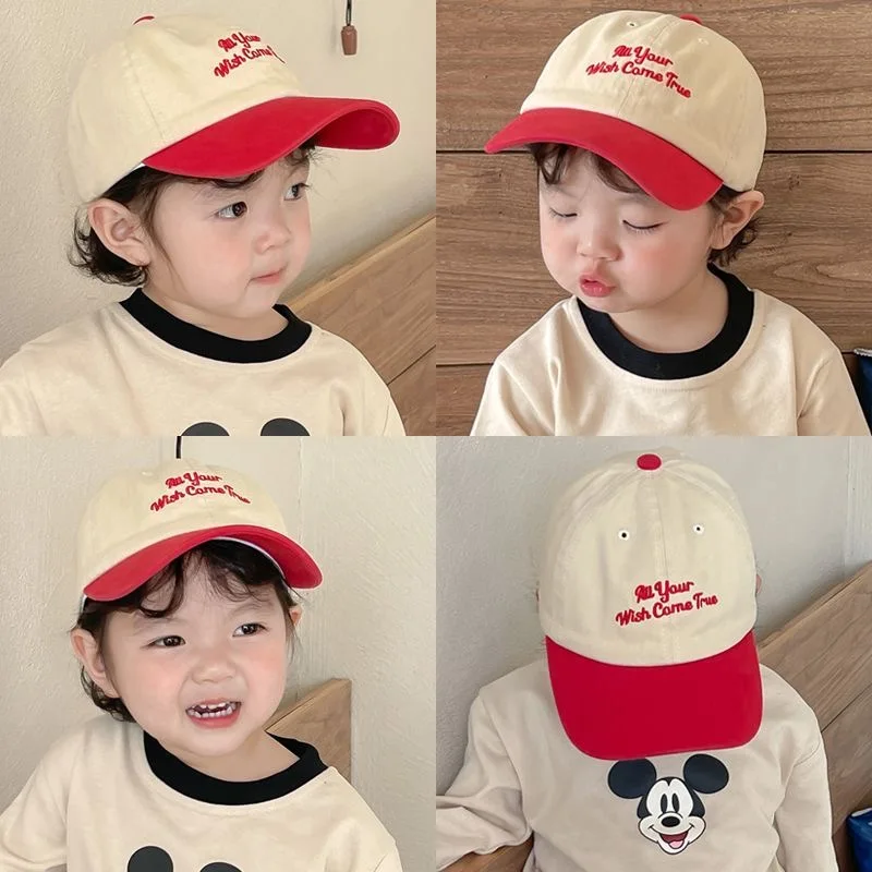 Korea Baby Baseball Caps Summer Baby Sun Protection Caps Girs Boys Sun Shade Hat 2024 Kids Accessories