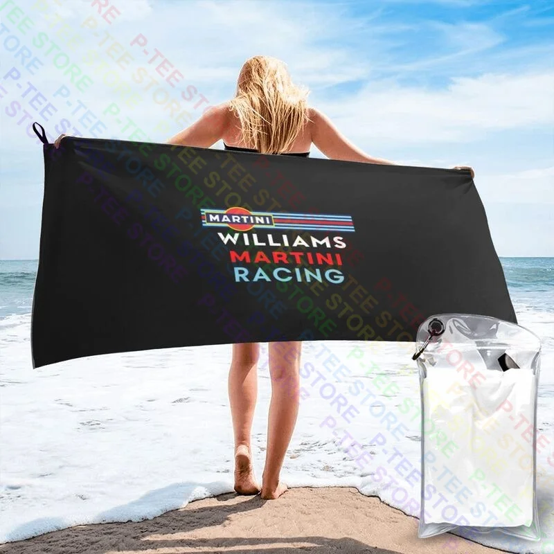 Martini Williams F1 Team Racing Fans Logo Quick dry Towel Fashion Non-linting Beach Blanket