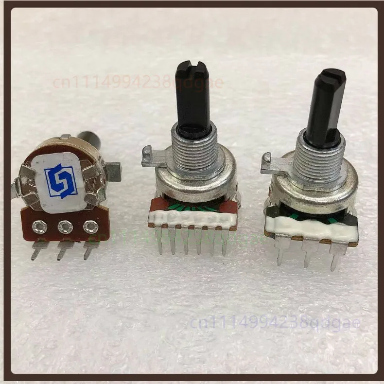 1PCS For Shengwei Vertical Type161 Carbon Film Potentiometer B50K 6Pin A50K 3Pin Amplifier Volume Control Knob