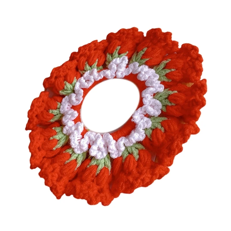 Multipurpose Elegant Designs Hollow Flower Crochet Hairband Elastic Head Wrap for Daily Wear and Parties Supplies