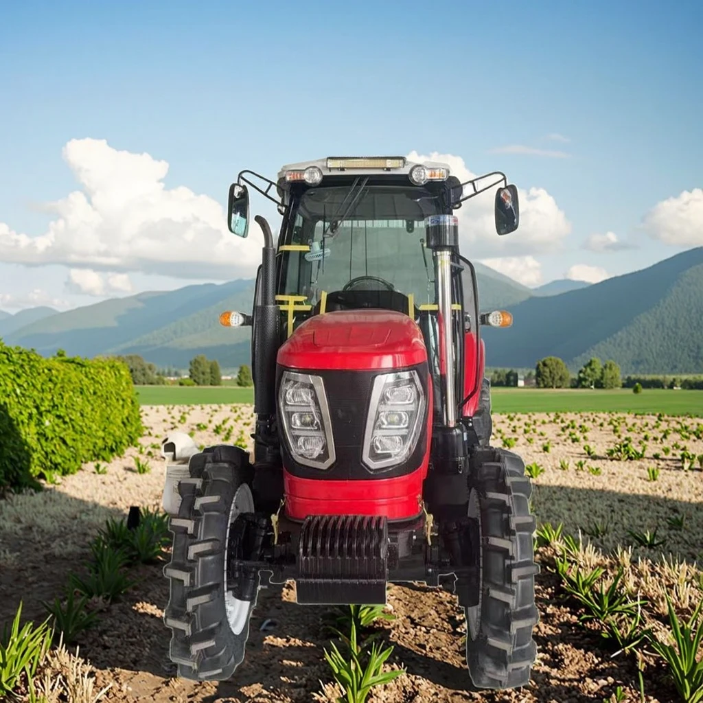 Powerful 120HP 4WD walk-behind tractor Easy-to-operate agricultural tractor