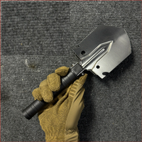 Outdoor Mini engineer shovel Multi functional portable shovel Camping garden Digging shovel Beach shovel Fishing folding shovel