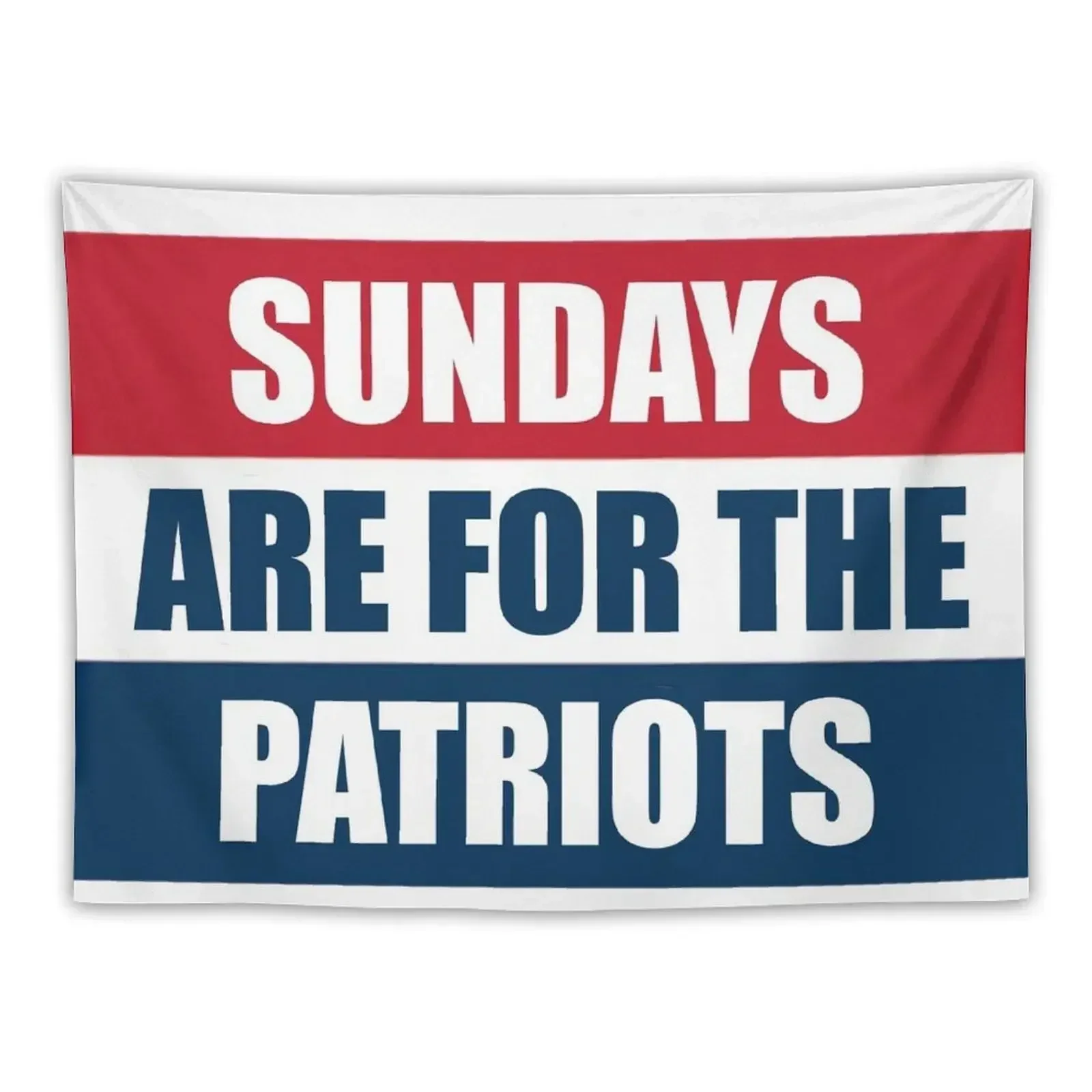 Sundays are for the Patriots Tapestry Wall Hanging Aesthetic Room Decoration Wallpaper Bedroom Tapestry