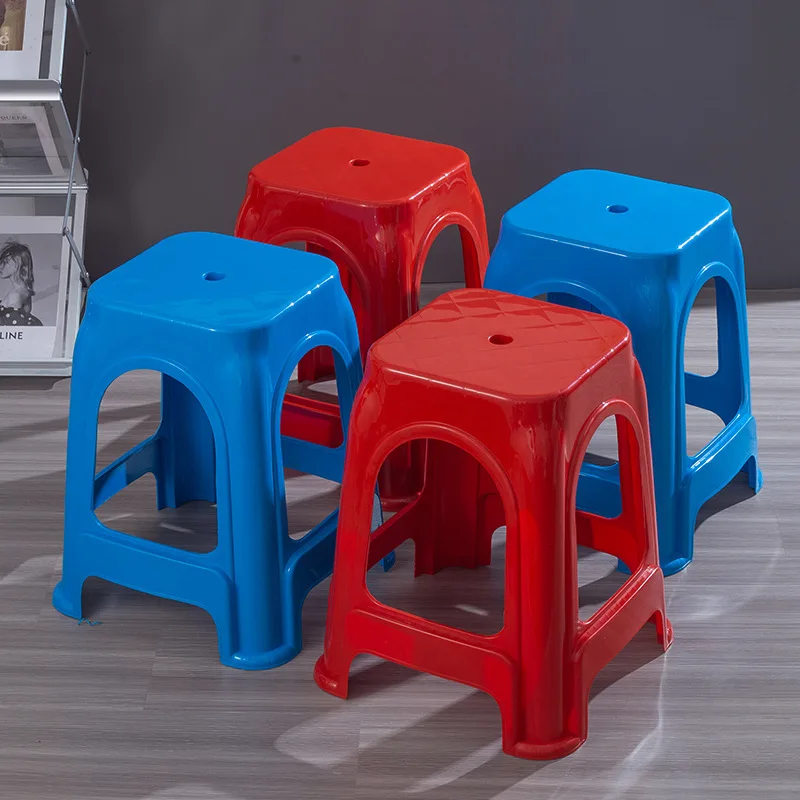 Simple thick plastic stool